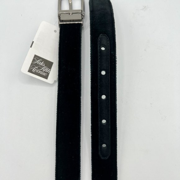 Dolce & Gabbana Black Velvet Belt - Picture 4 of 8
